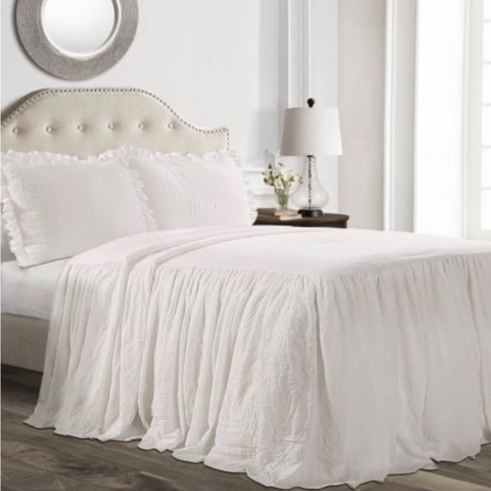 Lush Decor Ruffle Skirt Bedspread Set Twin